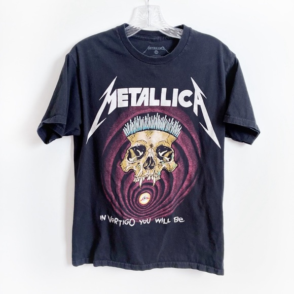 Metallica Tops - Metallica In Vertigo You Will Be t-shirt black vintage inspired Pushead